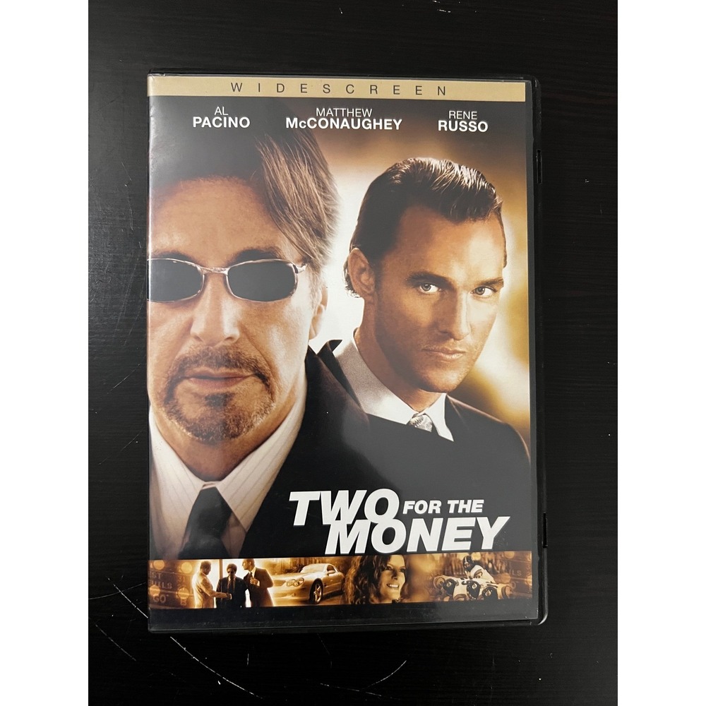 Two for the Money DVD Widescreen Al Pacino Matthew McConaughey Rene Russo 2006